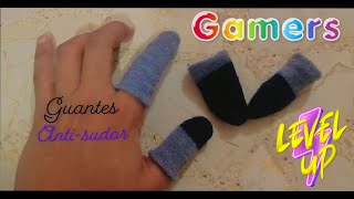 13 Como hacer guantes para dedos gamers  Finger Sleeve [upl. by Gerek]