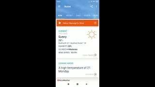 AccuWeather by AccuWeather  weather app for Android and iOS [upl. by Pippy]