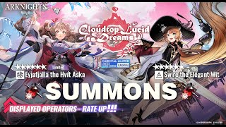 Arknights Summoning on Cloudtop Lucid Dreams Banner [upl. by Aloysius]