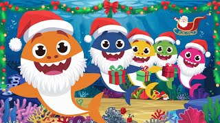 🎅 Baby Shark Christmas Compilation  Festive Holiday Songs for Kids 🎄 [upl. by Nic154]