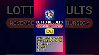 Lotto Result Today 9PM Live  November 21 2024 Thursday [upl. by Silvester683]