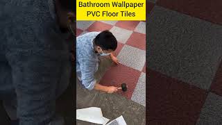 Bathroom Waterproof Floor Tiles shorts bathroomdecor flooring subscribe channel [upl. by Nnaitsirhc]