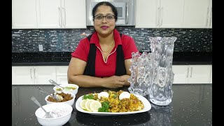 Chicken Dum Briyani  QueeniesKitchen [upl. by Imailiv]