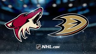 Ducks score four unanswered to top Coyotes 54 [upl. by Betteann716]