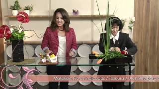 Aprenda a técnica milenar japonesa de arranjo de flores IKEBANA [upl. by Scarrow897]