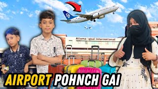 Airport pohnch gai ✈️  Airport vlog  Areeba vlogs Areebavlogs11 [upl. by Ainat]