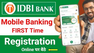 IDBI bank Mobile Banking Online Registartion 2024  IDBI Bank Mobile Banking Activation 2024 [upl. by Asaret]