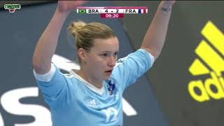 Handebol Brasil X França  Mundial feminino de Handebol 2015 [upl. by Akerdnuhs]