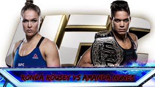 Amanda Nunes Vs Ronda Rousey [upl. by Lyrehc580]