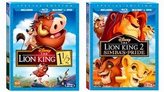 The Lion King 1 12 amp The Lion King 2 BluRay Unboxing [upl. by Laersi]