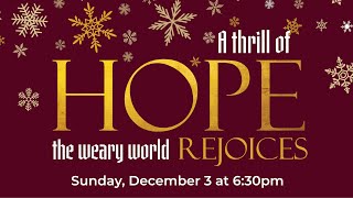 A Thrill of Hope Christmas Program 12323  Rumney Baptist Church Rumney NH [upl. by Auos]