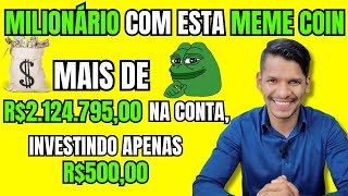 MILIONÁRIO COM CRIPTO MOEDA MAIS DE R212 MILHÕES INVESTINDO APENAS R50000 AINDA DÁ TEMPO [upl. by Yenot]