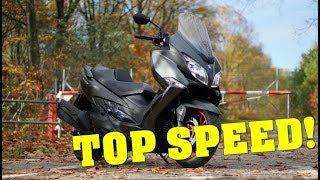 2017 Suzuki Burgman 400  TOP SPEED [upl. by Suciram]