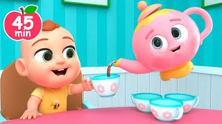 Im a Little Teapot Song  Newborn Baby Songs  45 mins Popular Nursery Rhymes [upl. by Jeffy]