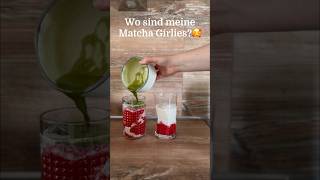 Wer ist bei einem Matcha Date dabei ✨ strawberrymatcha [upl. by Zeculon]