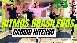 25 MINUTOS DE RITMOS BRASILEÑOS  CLASE DE BAILE  RUTINA QUEMAGRASA  HOME WORKOUT [upl. by Airuam]