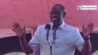 LISTEN TO PRESIDENT RUTOS SPEECH IN KAKAMEGA TODAY AS HIS WASAFIRI MBINGUNI REMARK HAUNTS HIM [upl. by Artenehs]