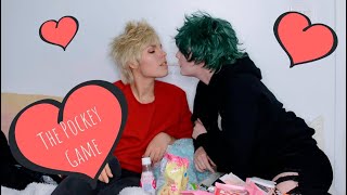 BNHA Cosplay  Shameless Pocky Game  BakuDeku [upl. by Akkahs]