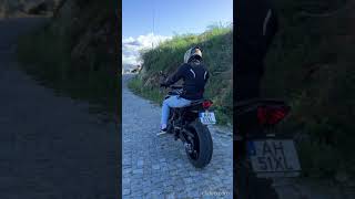 Yamaha MT07 2021 Roadsitalia exhaust sound flyby [upl. by Ryun]