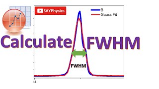 How to calculate FWHM in origin [upl. by Netsrijk381]