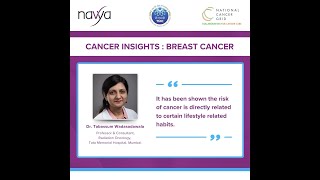 CancerInsights  Lifestyle habits and its relation to cancer by Dr Tabassum Wadasadawala [upl. by Shivers795]