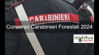 Concorso pubblico per 12 tenenti nel ruolo Forestale dell’Arma dei Carabinieri [upl. by Nnayecats]