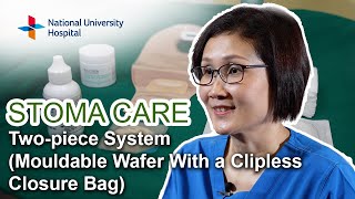 Stoma Care  Two Piece System Mouldable Wafer With a Clipless Closure Bag [upl. by Feerahs]