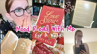 How Much I realistically read in a week  Mood Read With Me For A Week [upl. by Aieka]