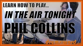 ★ In The Air Tonight Phil Collins ★ Drum Lesson PREVIEW  How To Play Song Phil Collins [upl. by Erehc]