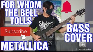 METALLICA FOR WHOM THE BELL TOLLS BASS COVER HEAVY METAL COSPLAY basscover heavymetal cosplay [upl. by Onidranreb]