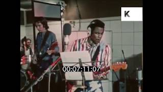 1970s Mike Vernon and Marshall Hooks in the Recording Studio  Premium Footage [upl. by Cannell]