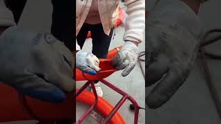 Plastic pipe metal interface installation process [upl. by Aritak96]