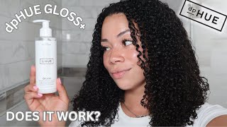 Lets test out the dpHUE Gloss on my thick curly 3c4a hair  Does it works Demo  Review [upl. by Dean302]