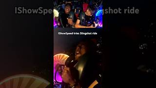 IShowSpeed tries Slingshot ride for the 1st time 💀 ishowspeed slingshot surfersparadise shorts [upl. by Holtorf979]