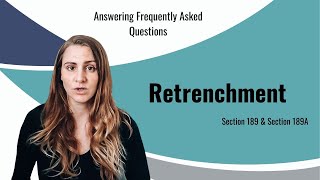 RETRENCHMENTS  Frequently asked questions answered  Section 189 amp Section 189A of the LRA [upl. by Ramilahs]