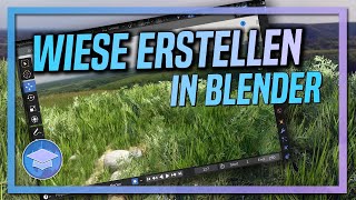 Wiese erstellen in Blender TutorialDEUTSCH [upl. by Jake]