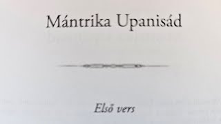 MÁNTRIKA UPANISAD HANGOSKÖNYV MÁNTRIKAUPANISAD UPANISADGYŰJTEMÉNY [upl. by Marris]