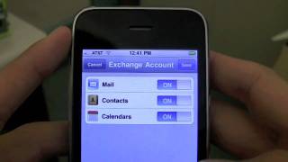 iPhone Zimbra Setup [upl. by Niletac]