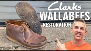 Im OVERHAULING My Clarks Wallabee Boots [upl. by Saidel516]