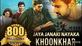 Jaya Janaki Nayaka KHONKHAR  full Hindi Dubbed Movie  Bellamkoda sreevinash  Rakul Preet Singh [upl. by Falk679]