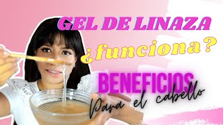 Gel de linaza funcionaBeneficios del gel de linaza para el cabello [upl. by Brooks357]