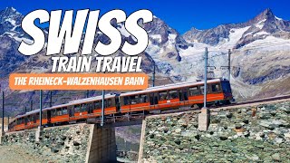 Swiss Train Travel The RheineckWalzenhausen Bahn  Train Videos [upl. by Wertz]