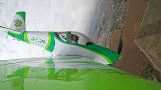 Cool aerobatic stunts on the RV14A aircraft built by us from the Vans company [upl. by Inaliak]