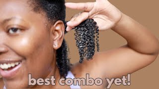 IT JUST KEEPS GETTING BETTER The Best Type 4 Hair Wash and Go Combo KandidKinks [upl. by Kenley]