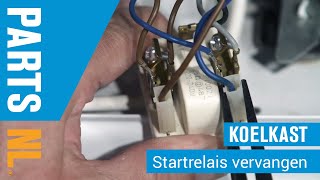 Startrelais vervangen van koelkast PartsNL uitleg [upl. by Mcknight245]