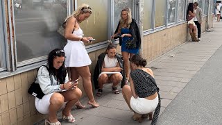 🇸🇪Swedish Girls Before Midnight 4K StockholmSweden 2024 HDRPart 2 [upl. by Macdougall]