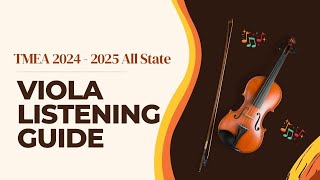 2025 TMEA Viola Excerpts TMEA All State 20242025  score Listening Guide [upl. by Normie]