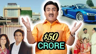 DILIP JOSHI JETHALAL LIFESTYLE 2024  HOUSE NET WORTH INCOME FAMILY CARS [upl. by Stroud]