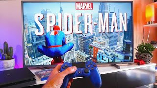 SpiderMan PS4 POV Gameplay Unboxing Test Marvels Spider Man [upl. by Rafi]