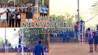 Inter NIT volleyball match at NIT SURATHKAL❤️🔥 nit nitk nitrourkela sports viral volleyball [upl. by Crockett]